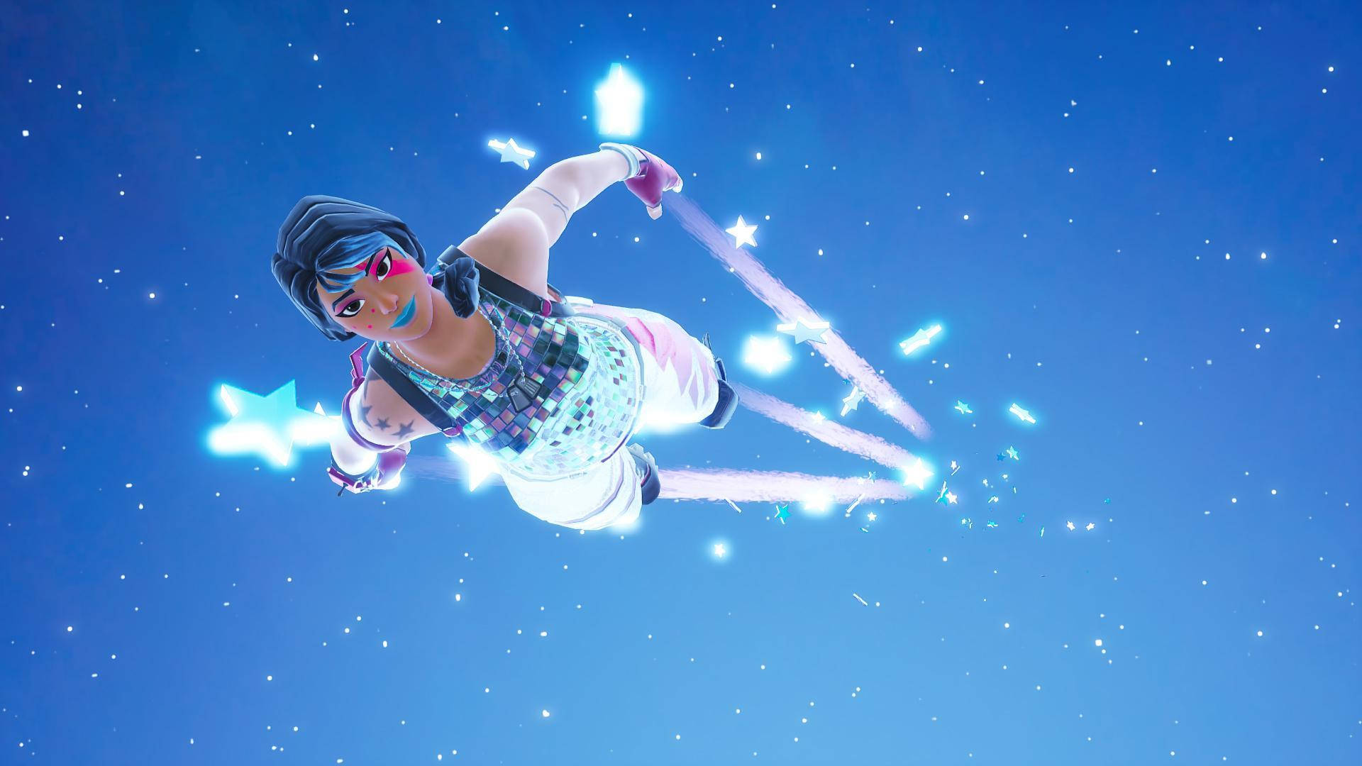 Get ready to dominate the dance floor with the Sparkle Specialist Fortnite outfit! Wallpaper