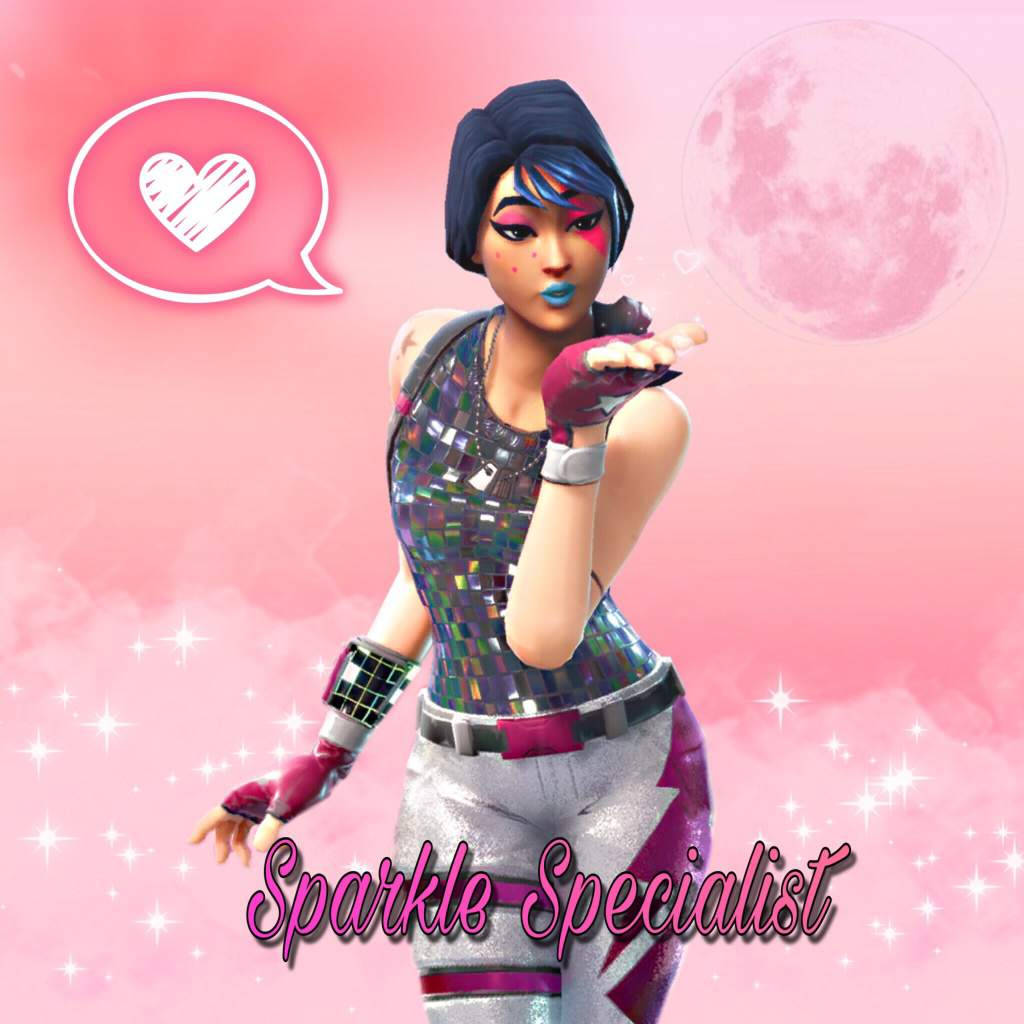 Battle your friends in style with the Sparkle Specialist Outfit in Fortnite Battle Royale Wallpaper