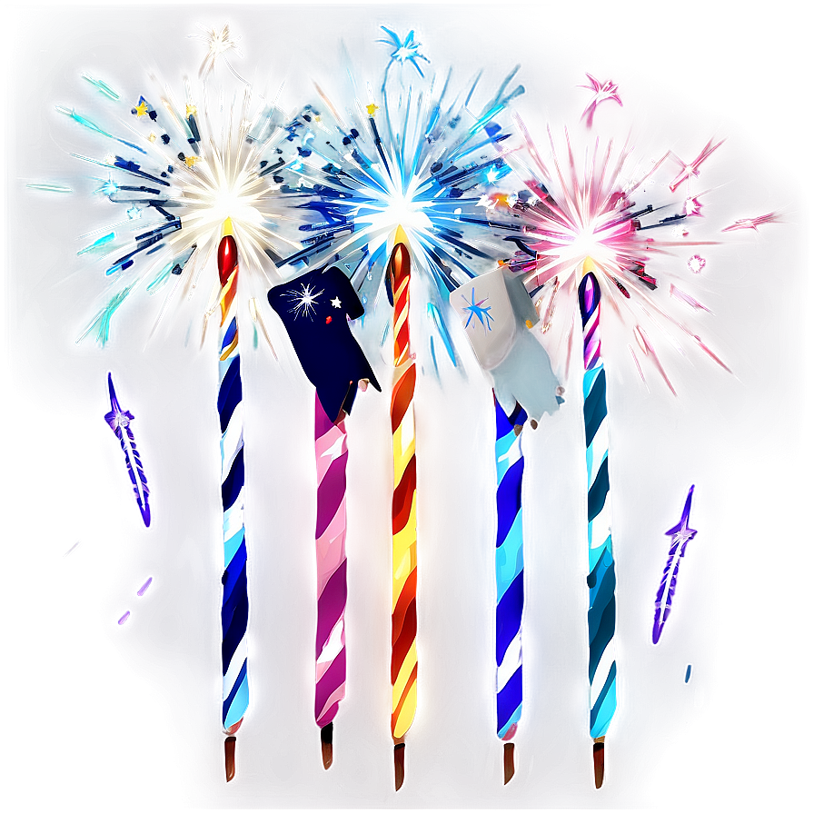 Sparklers Bright Celebration Png 06242024 PNG