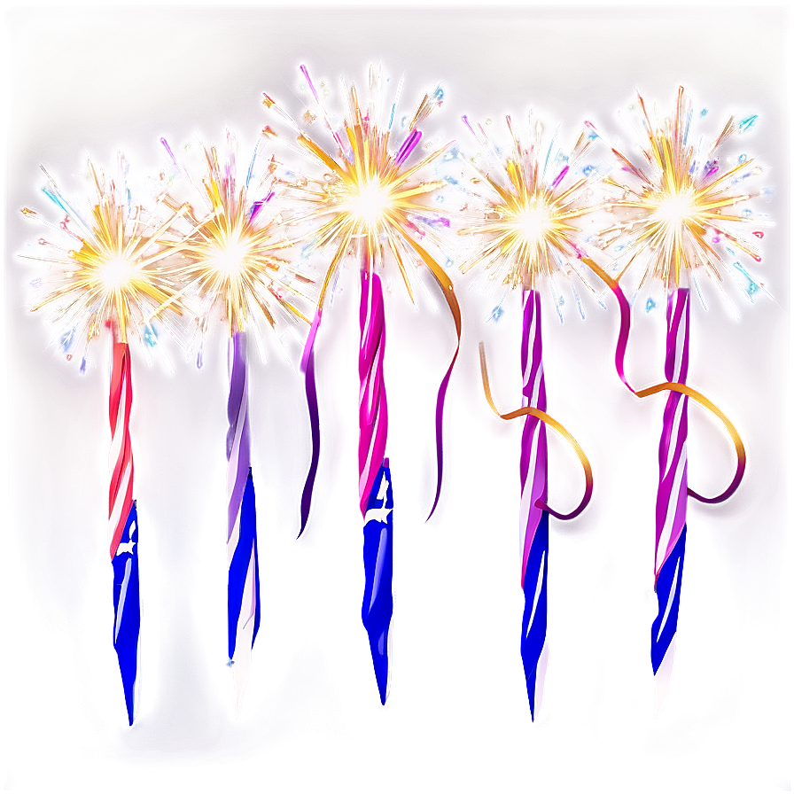 Sparklers Bright Celebration Png 24 PNG