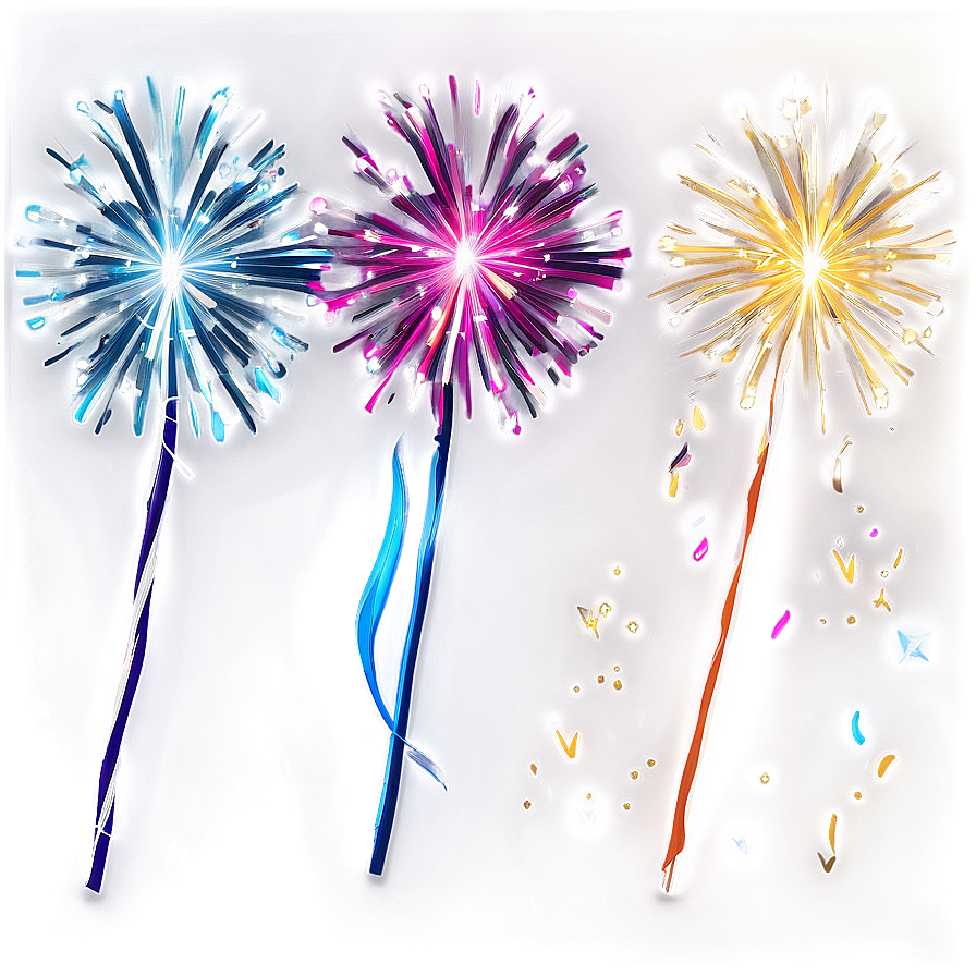 Sparklers Bright Celebration Png Vaa PNG