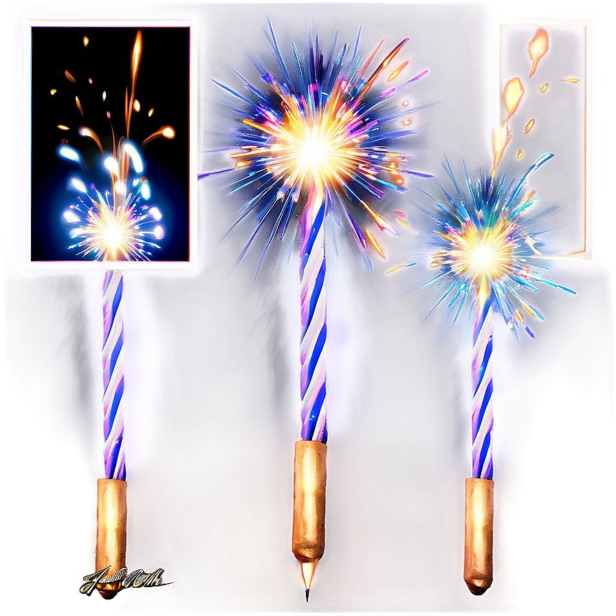 Sparklers Bright Flames Png Aby96 PNG