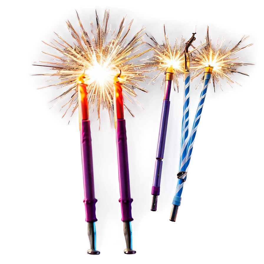 Sparklers Festive Night Light Png Mfp PNG