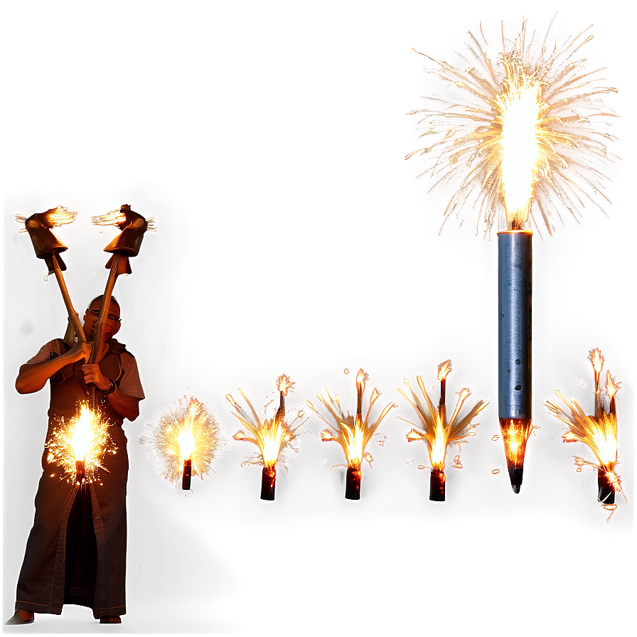 Sparklers Fire Dance Png 06242024 PNG