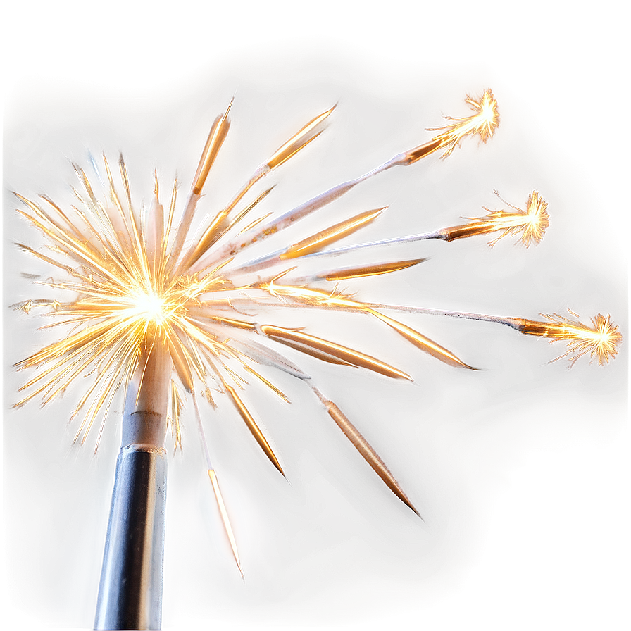 Sparklers Golden Glow Png 06242024 PNG