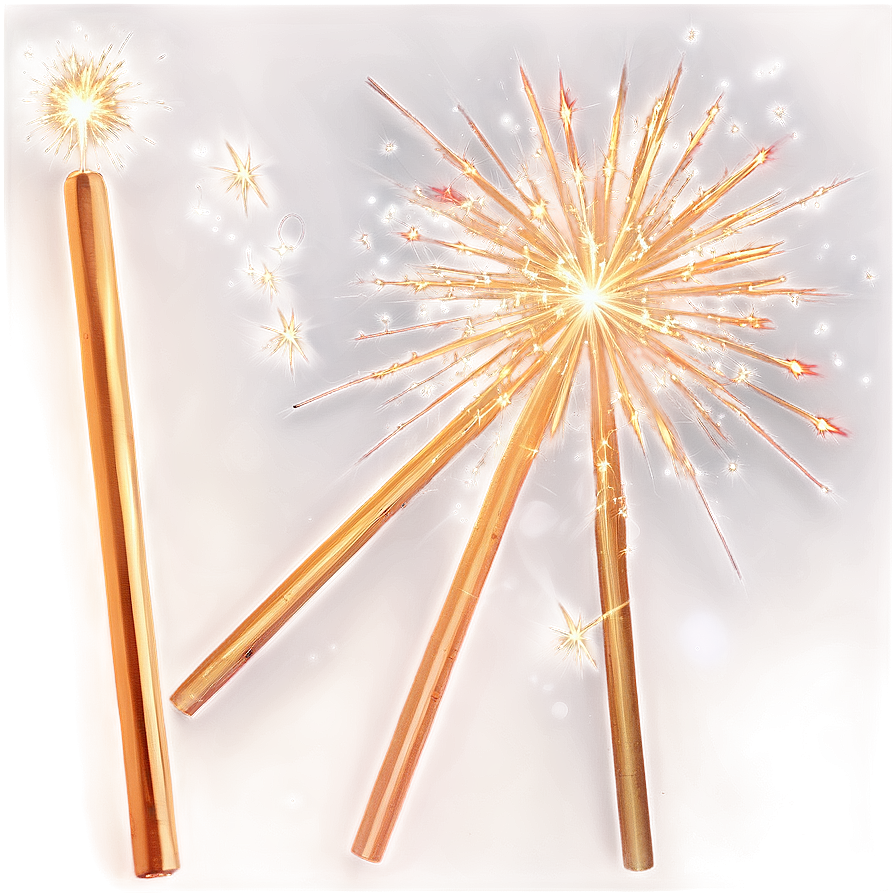 Sparklers Golden Glow Png 34 PNG