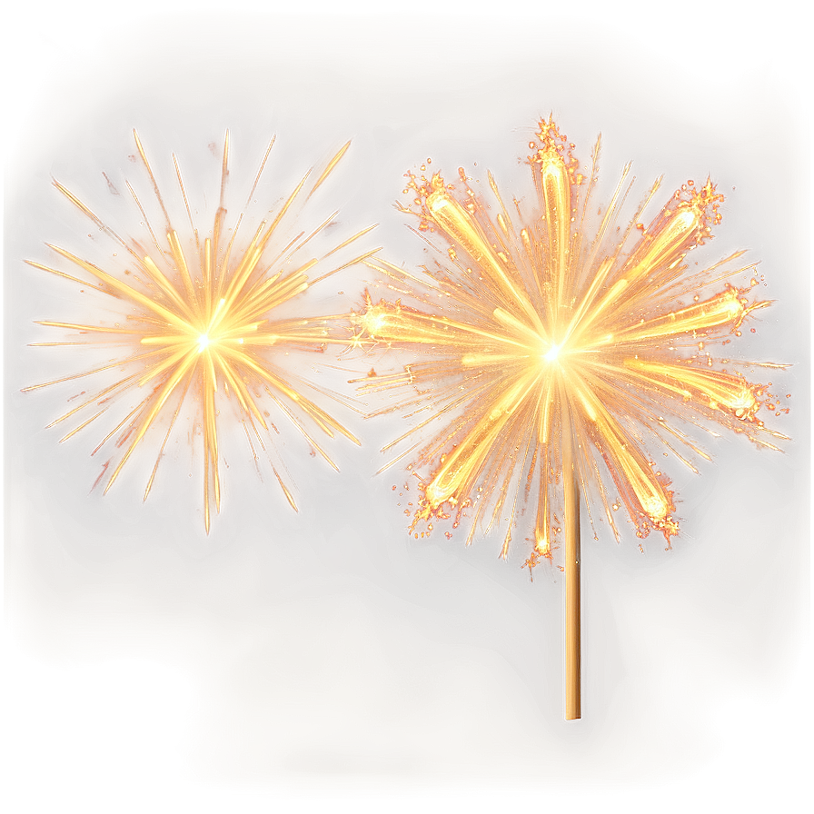 Sparklers Golden Glow Png 51 PNG