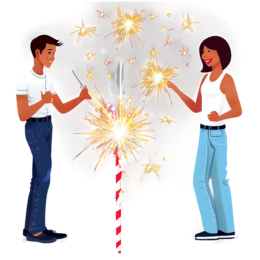 Sparklers Romantic Night Png Bum33 PNG