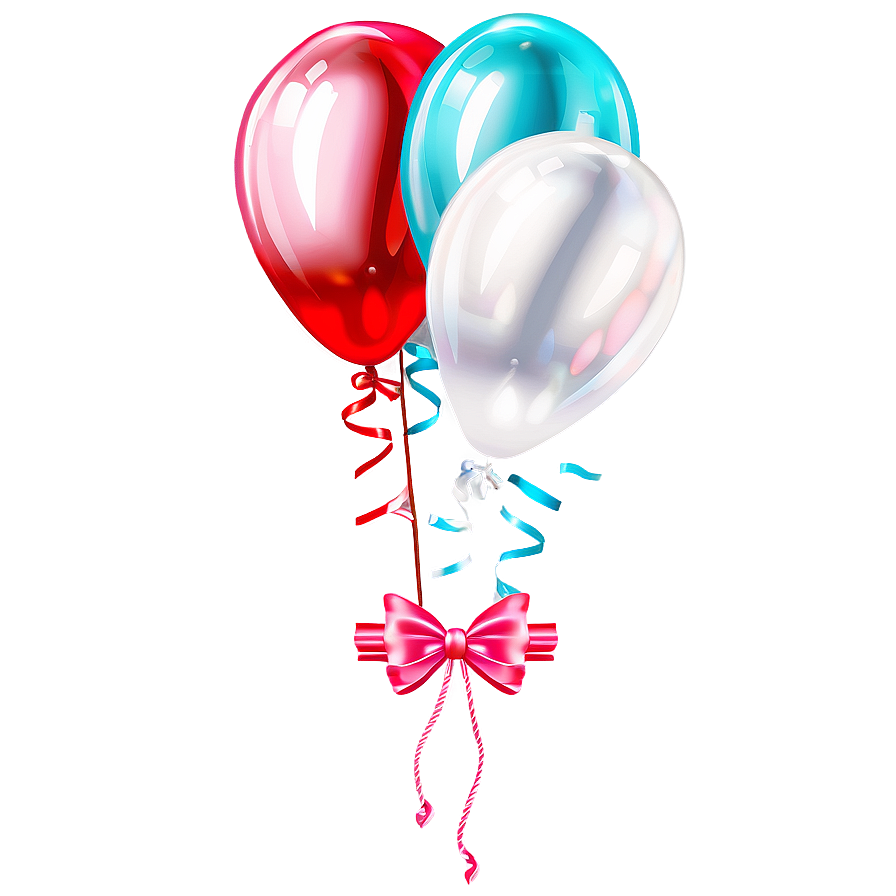 Sparkling Birthday Balloon Png Pma72 PNG