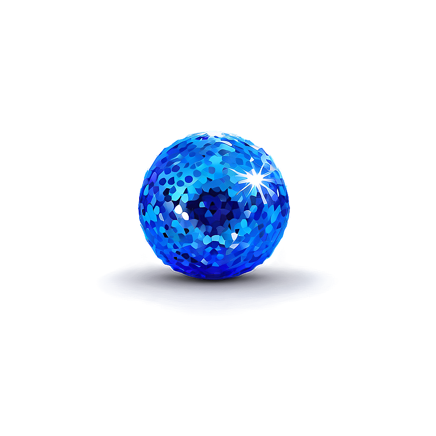 Sparkling Blue Ball Png Vjy73 PNG