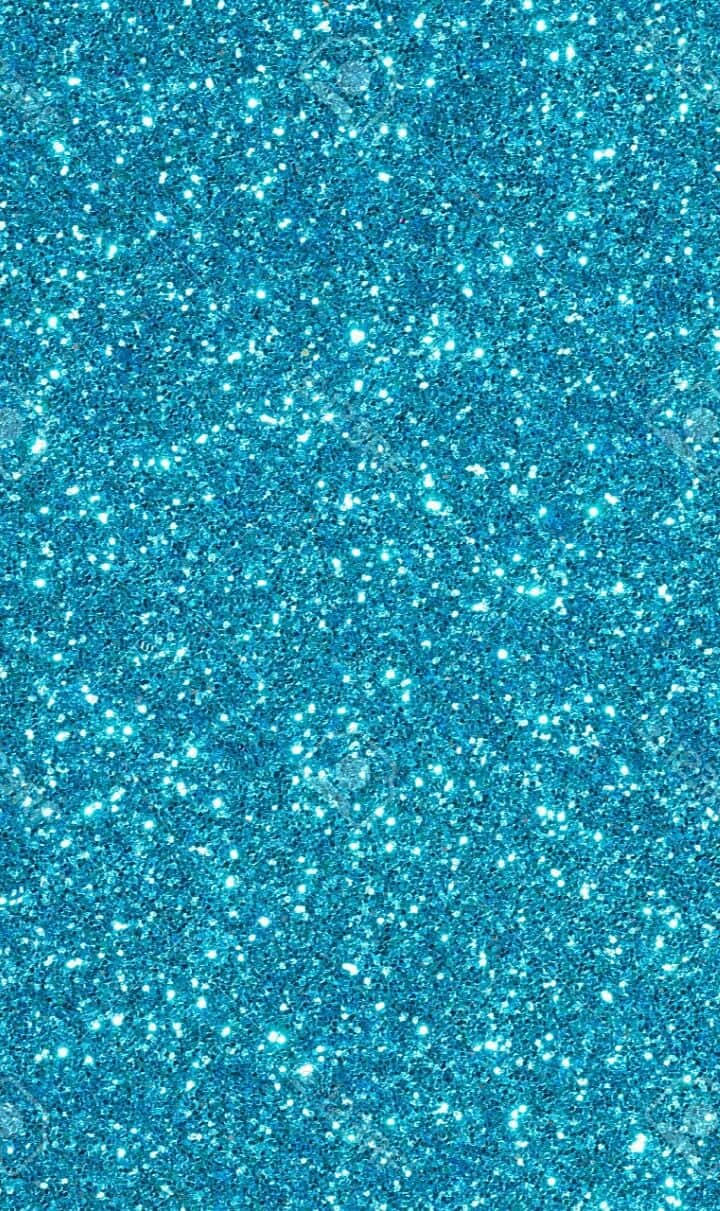Sparkling Blue Glitter Background