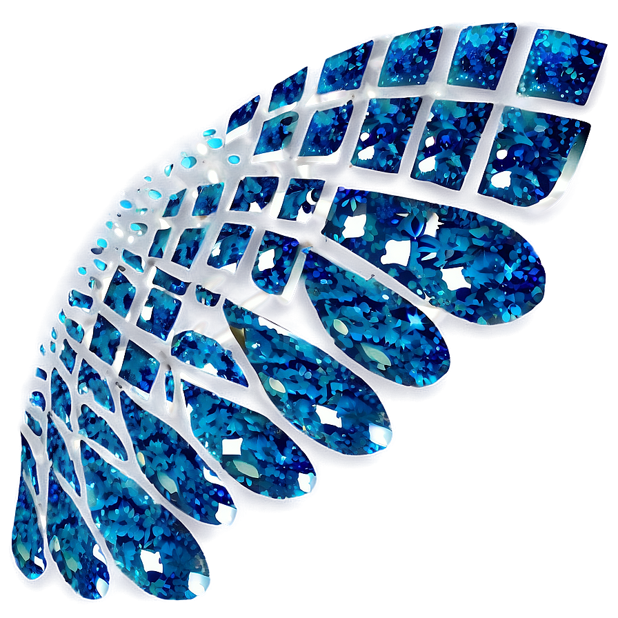 Sparkling Blue Glitter Png Dan22 PNG