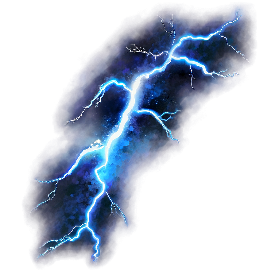 Sparkling Blue Lightning Png Nkb33 PNG