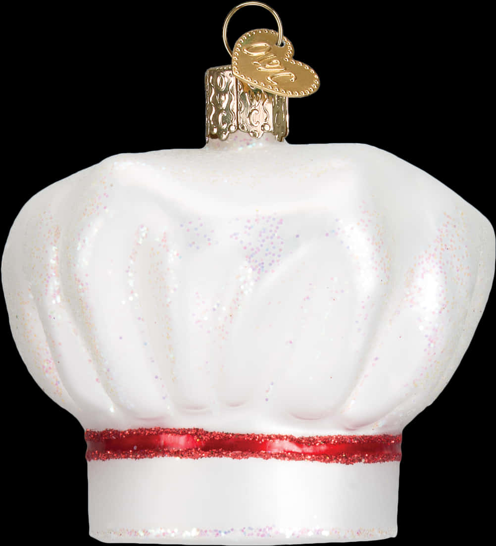 Sparkling Chef Hat Ornament PNG