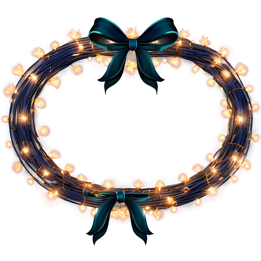 Sparkling Christmas Eve Fairy Lights Png Gjk14 PNG