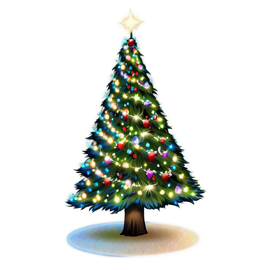 Sparkling Christmas Tree Png 76 PNG