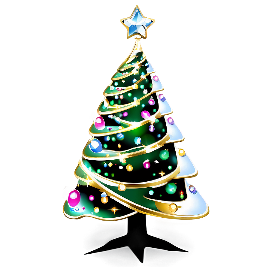 Sparkling Christmas Tree Png 93 PNG