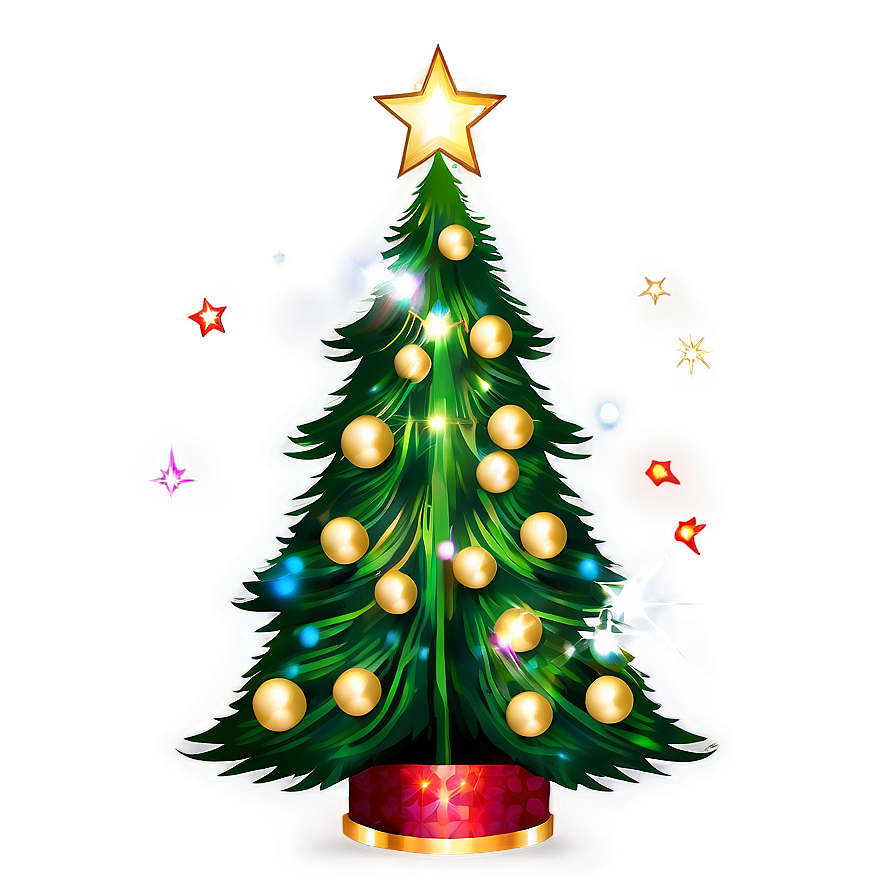 Sparkling Christmas Tree Transparent Image Png 35 PNG