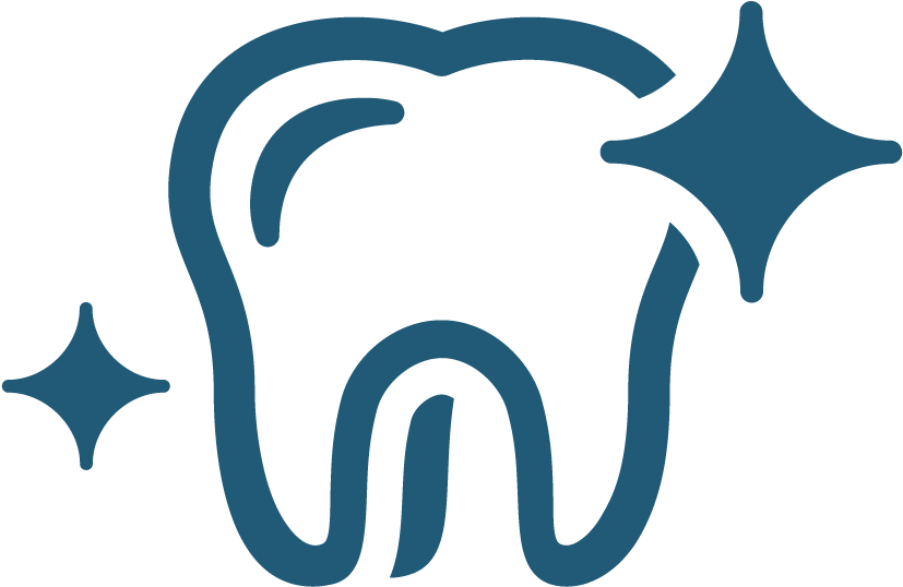 Sparkling Clean Tooth Icon PNG