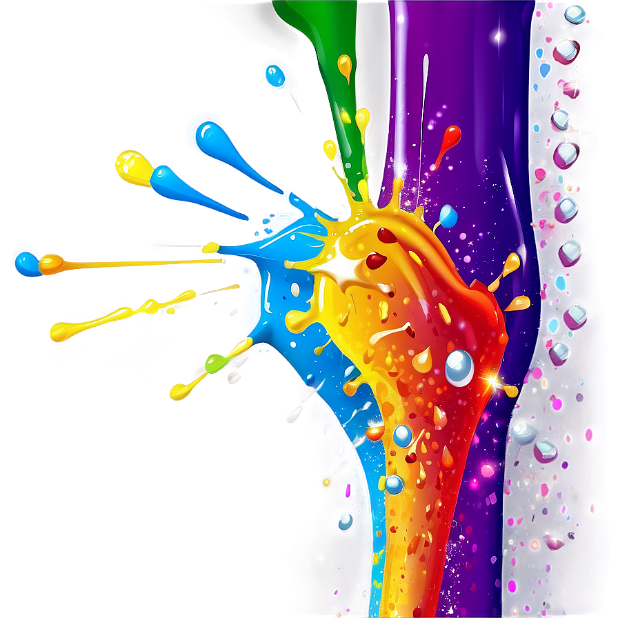 Sparkling Color Splash Png 59 PNG