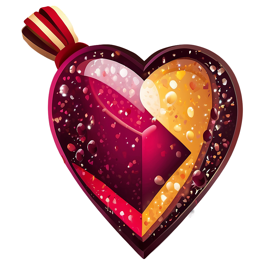 Sparkling Cute Heart Png 05232024 PNG