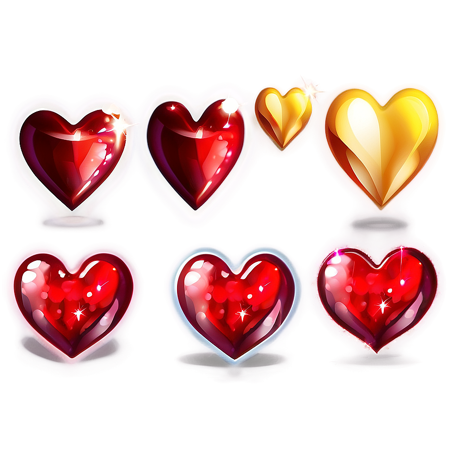 Sparkling Cute Heart Png 66 PNG