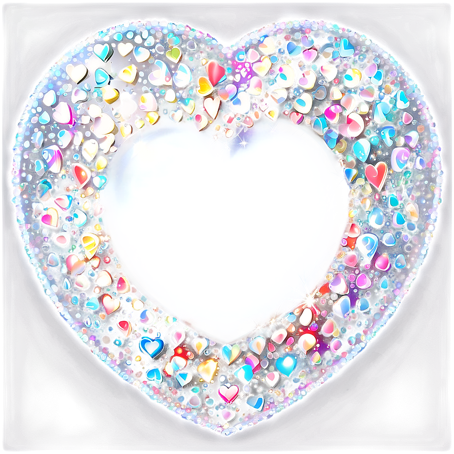 Sparkling Cute Heart Png 9 PNG