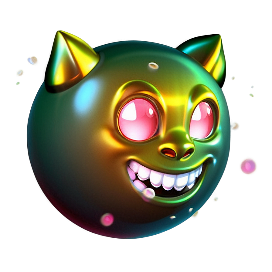 Sparkling Devil Emoji Png Kip40 PNG