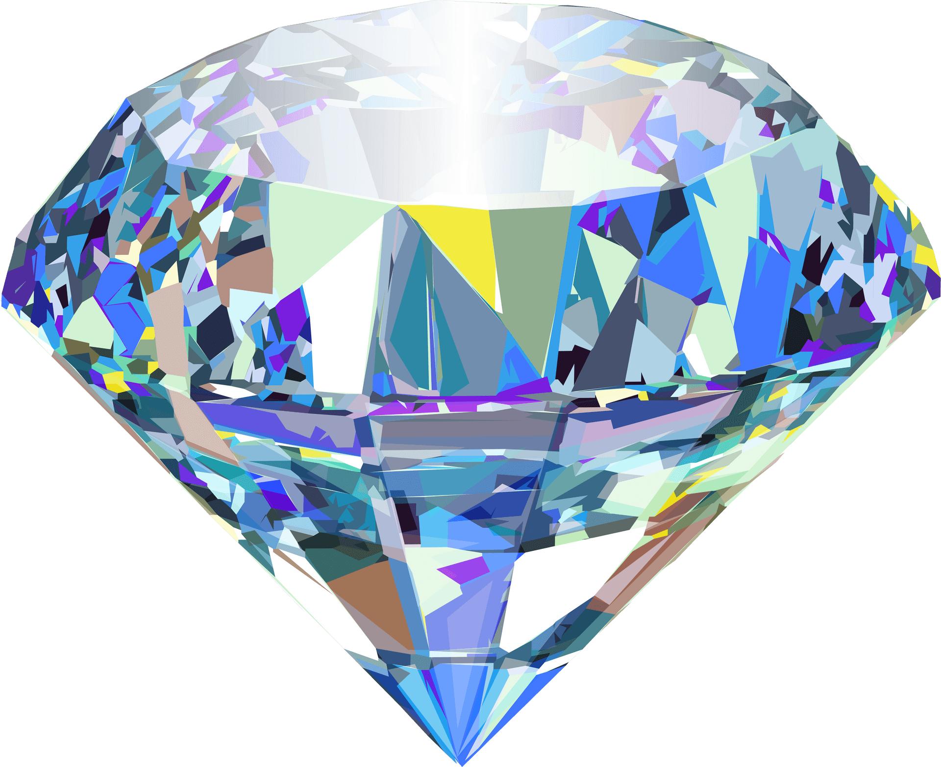 Sparkling Diamond Graphic PNG