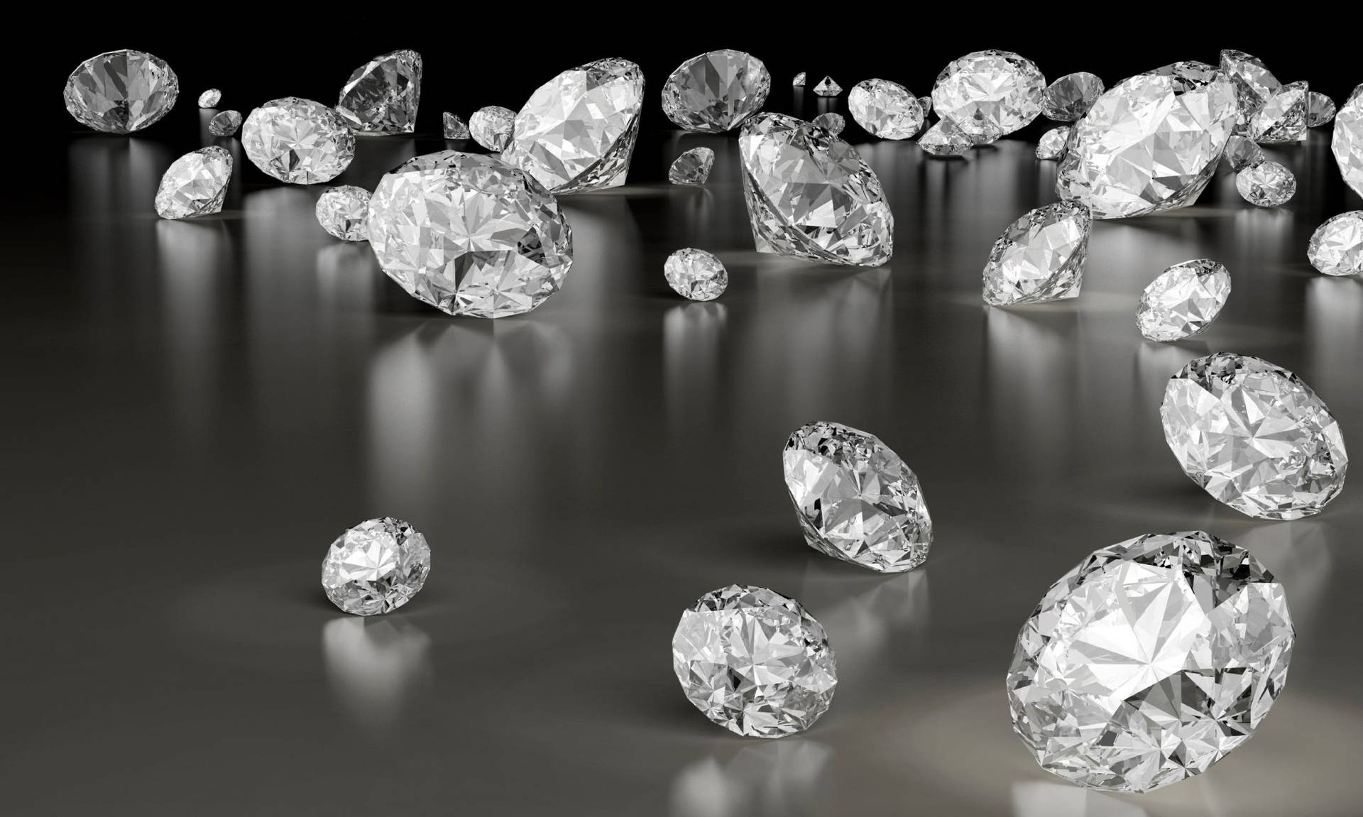 A Bed of Diamonds Wallpaper