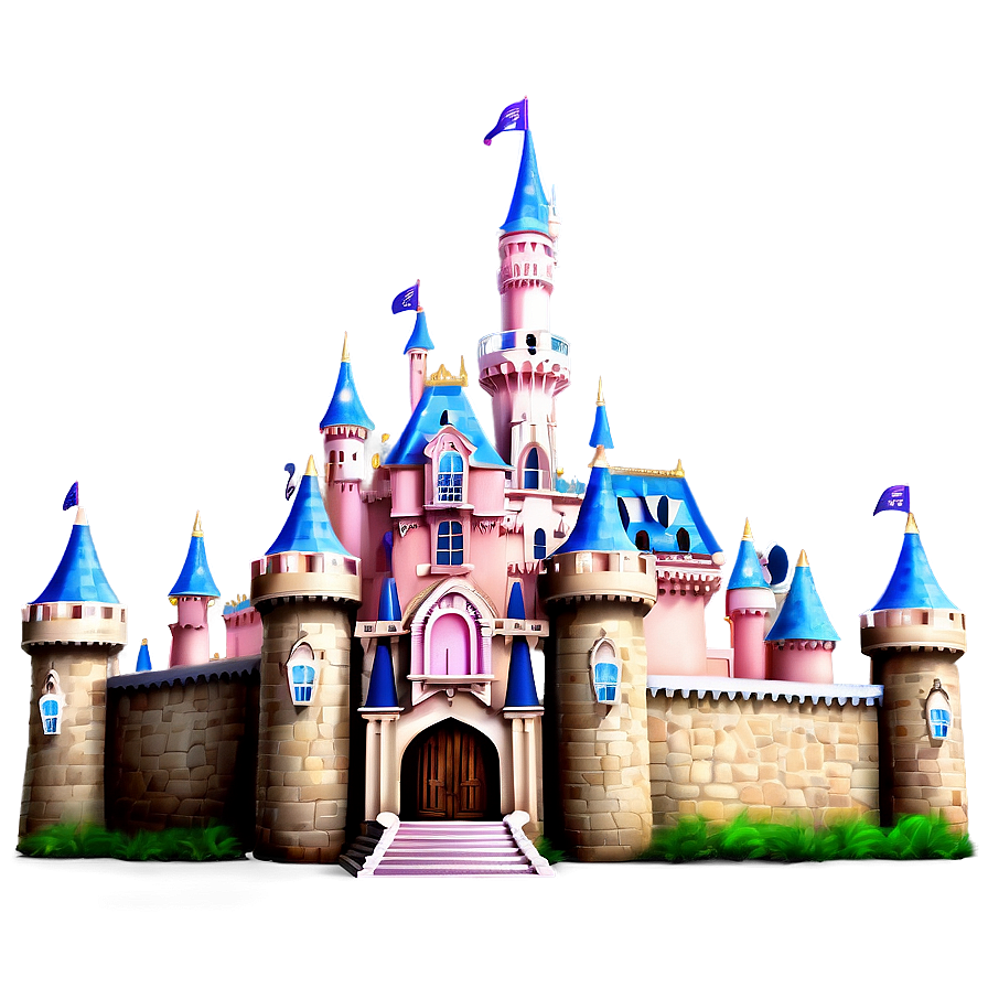 Sparkling Disney Castle Png 16 PNG