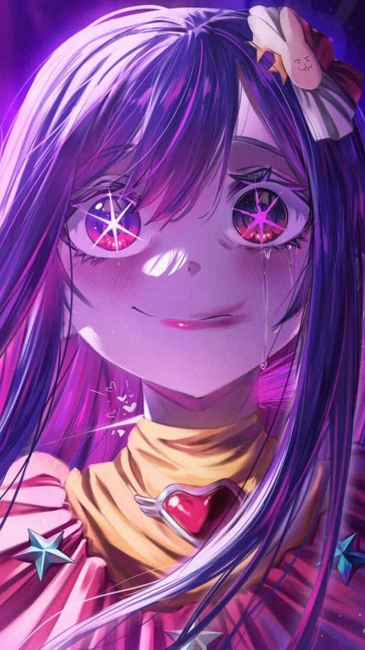 Sparkling Eyes Anime Character Wallpaper