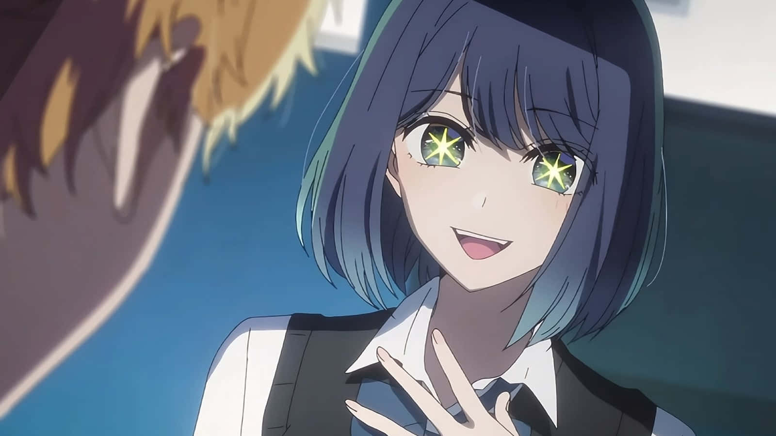 Sparkling Eyes Anime Girl Wallpaper