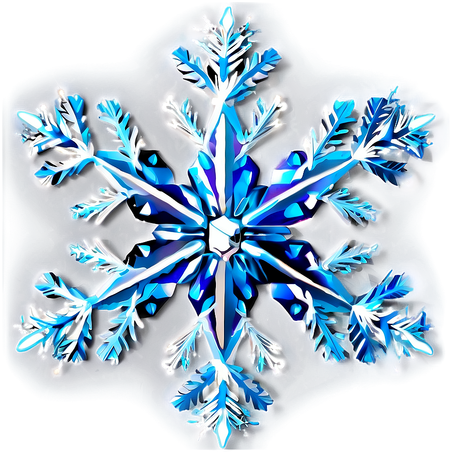 Sparkling Frozen Snowflake Png 06262024 PNG