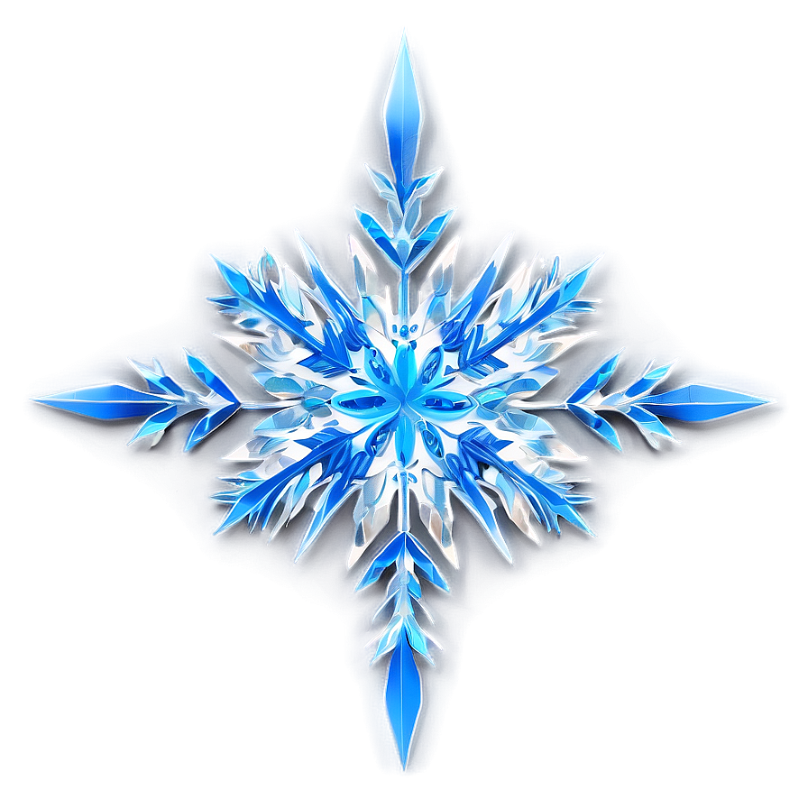 Sparkling Frozen Snowflake Png 06262024 PNG