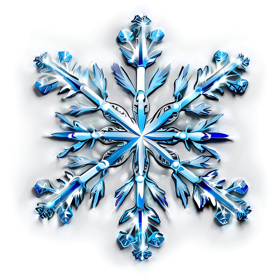 Sparkling Frozen Snowflake Png Yer PNG
