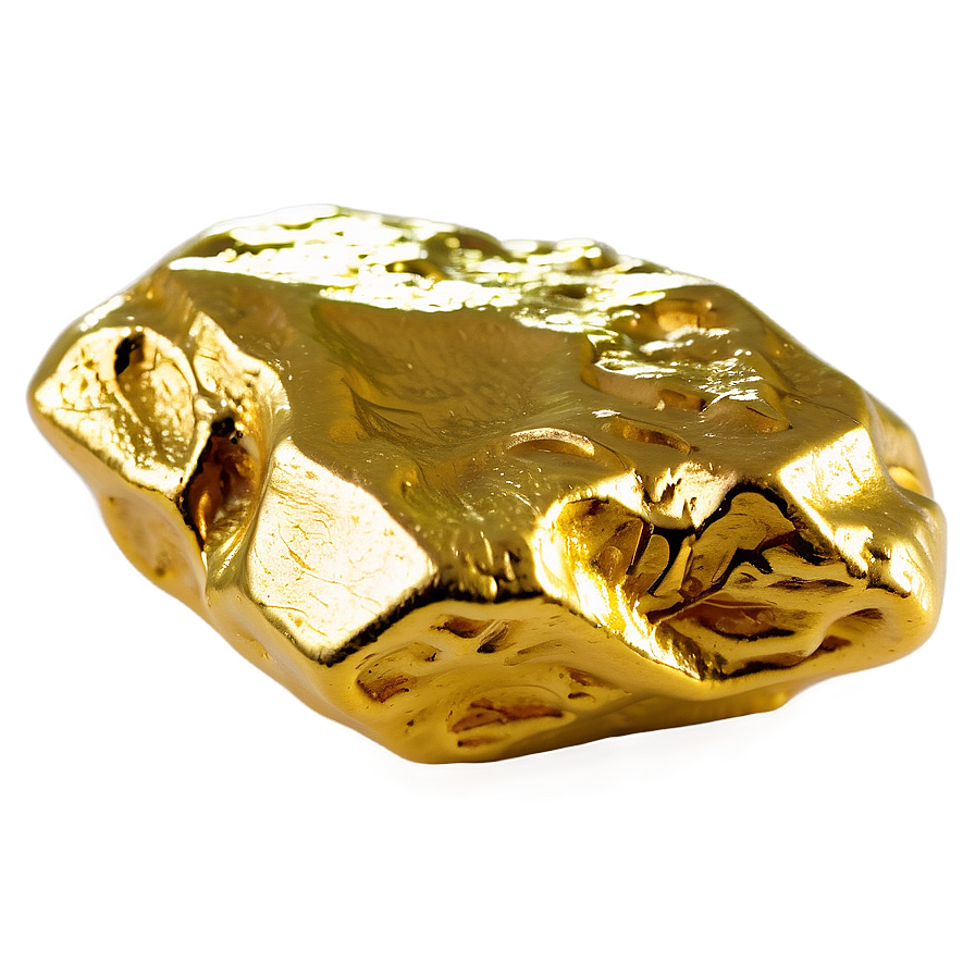 Sparkling Gold Nugget Png 06132024 PNG