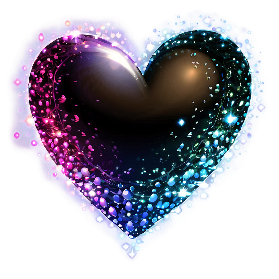 Sparkling Heart Clipart Effect Png 92 PNG