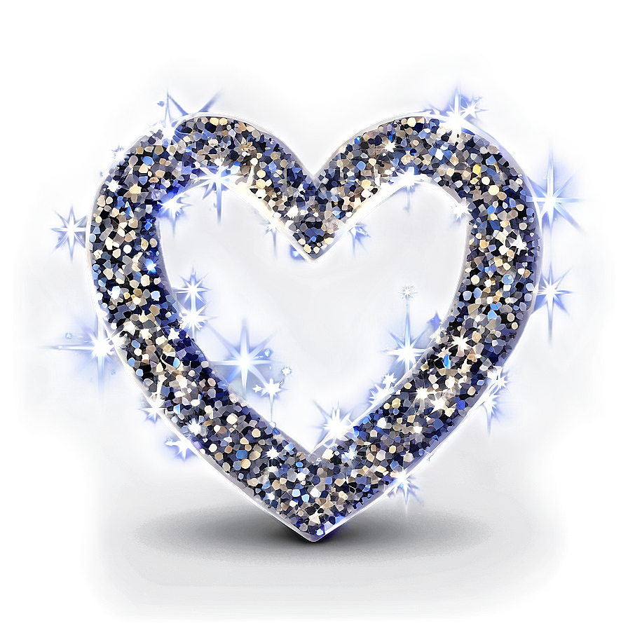 Sparkling Heart Clipart Effect Png Flh73 PNG