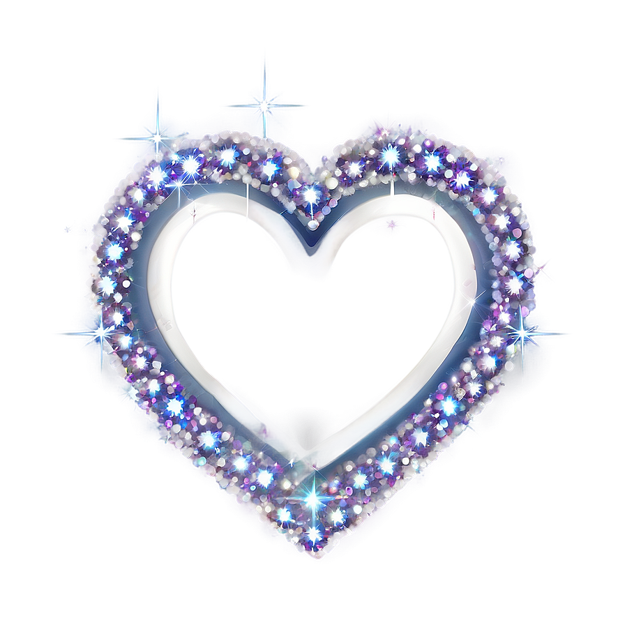 Sparkling Heart Clipart Png Hlh PNG