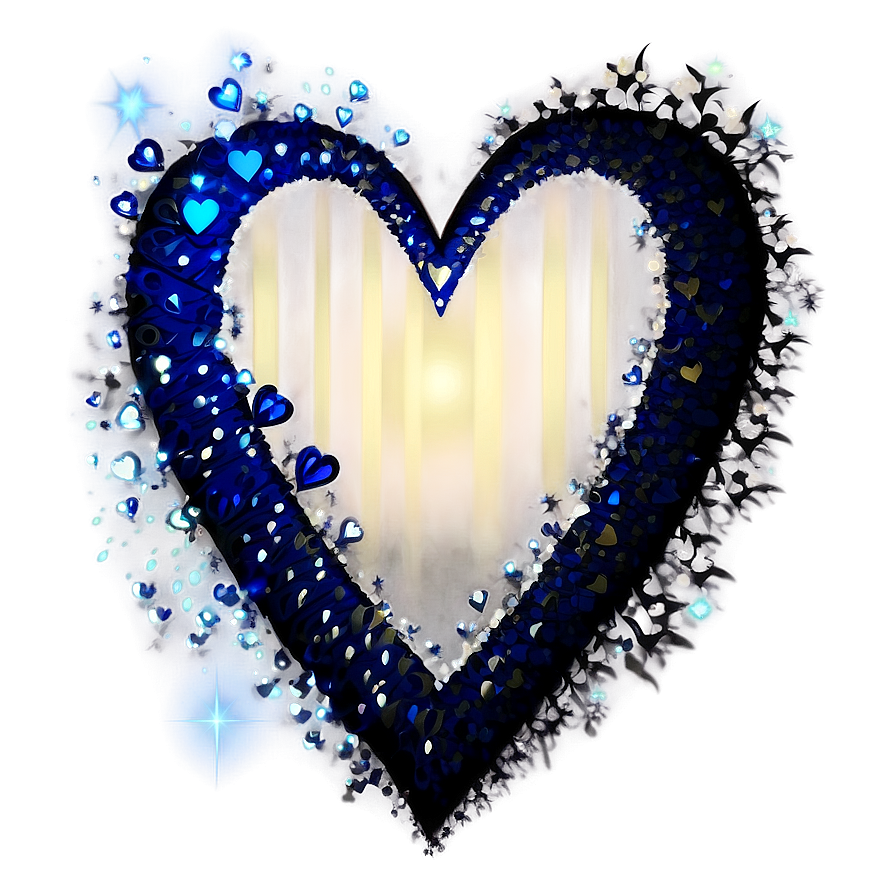 Sparkling Heart Effect Png A PNG