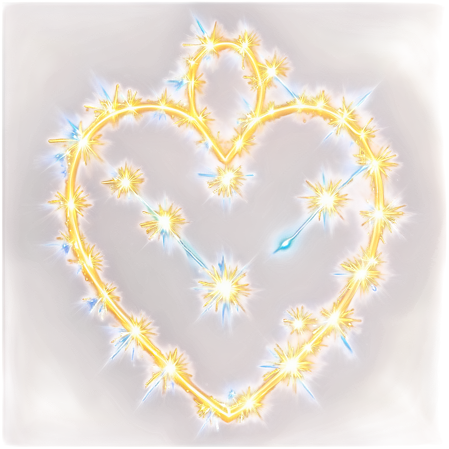 Sparkling Heart Effect Png C PNG
