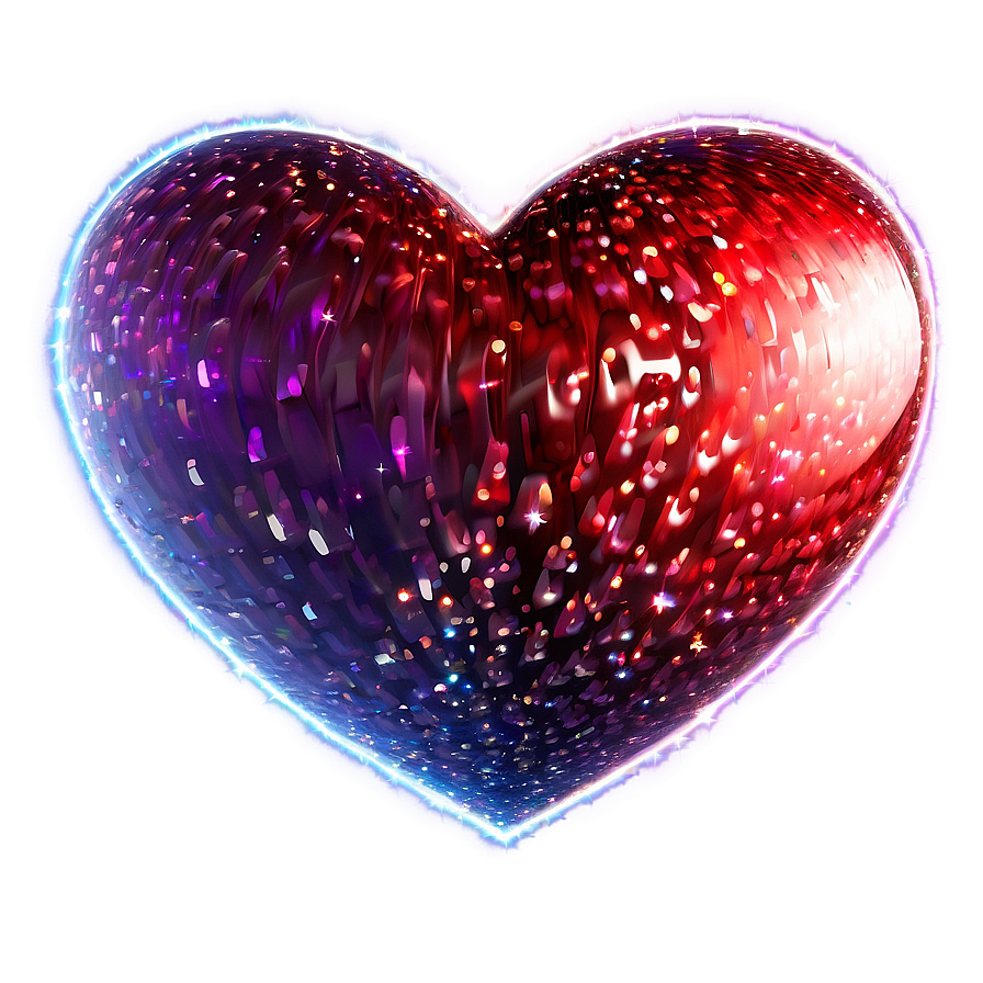 Sparkling Heart Effect Png D PNG