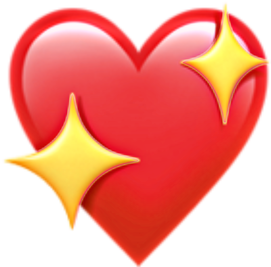 Sparkling Heart Emoji PNG