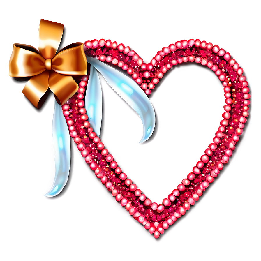 Sparkling Hearts Png 05032024 PNG