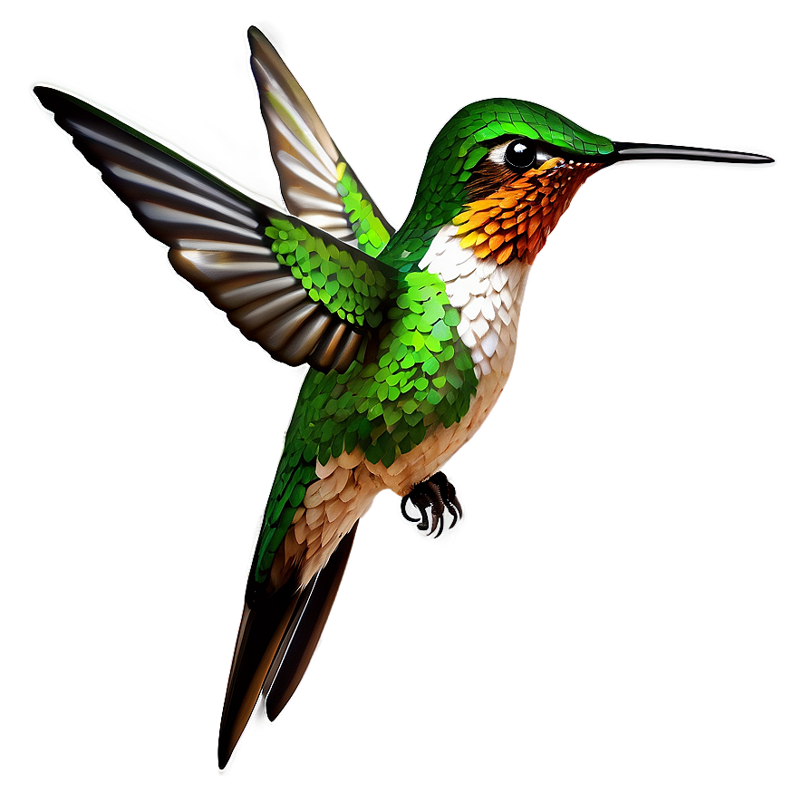 Download Sparkling Hummingbird Png Ioc77 | Wallpapers.com