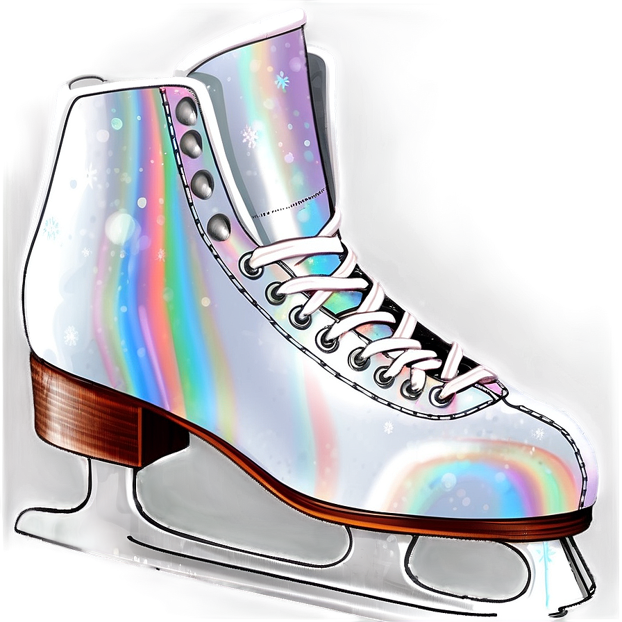 Sparkling Ice Skates Png Kje79 PNG