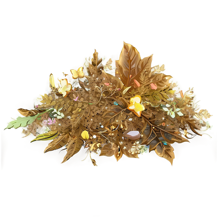 Sparkling Leaf Pile Png 57 PNG