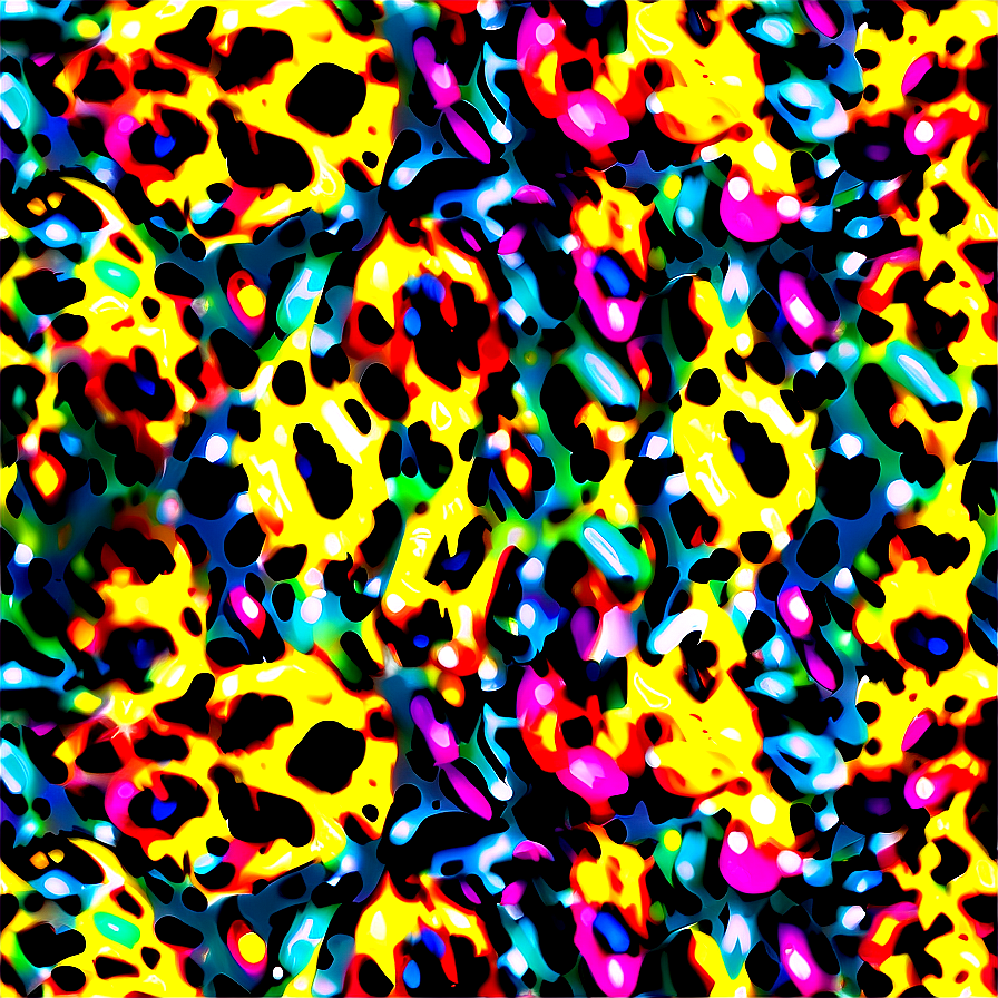 Sparkling Leopard Pattern Png Ijd PNG
