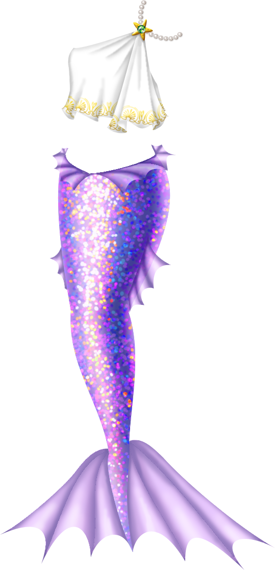 Sparkling Mermaid Tailand Top PNG